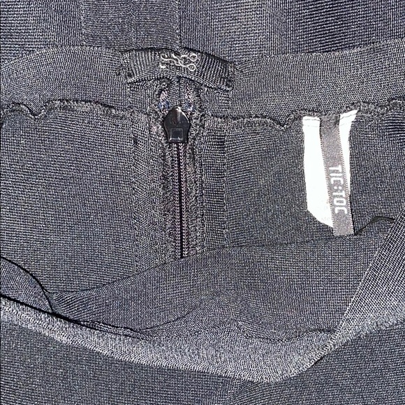 STRETCH BODYCON STYLE PENCIL SKIRT BLACK SIZE M - Picture 4 of 5